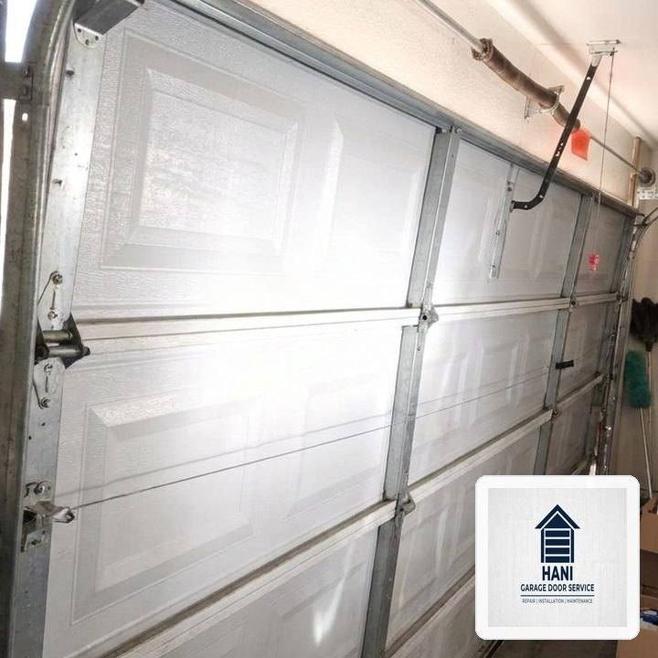 Hani Garage Door Service in Homewood, IL: Heavy-Duty Steel Section Strut & 11-Gauge Hinge Reinforcement - Homewood, IL